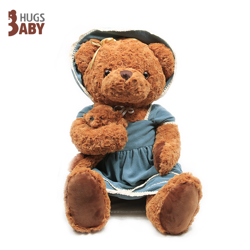 毛绒玩具定制-母子泰迪熊
